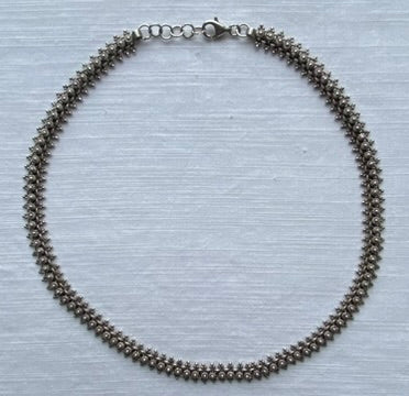 Very Fine Articulated Sterling Silver Necklace