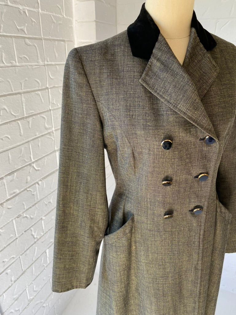 1950's Tailored Wool Coat