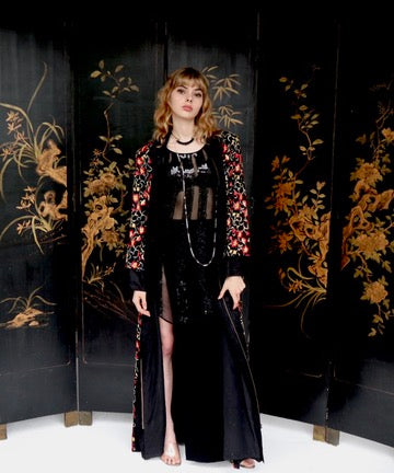 1930's Rare Hand Embroidered Opera Coat
