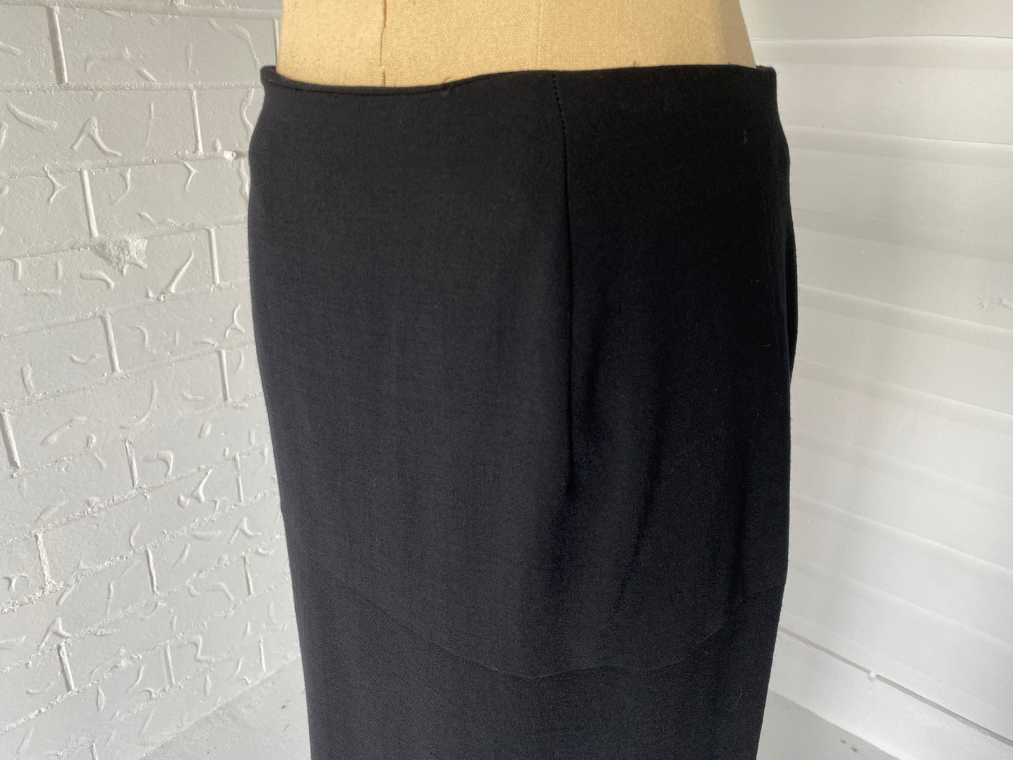 Yohji Yamamoto Thigh High Slit Long Skirt