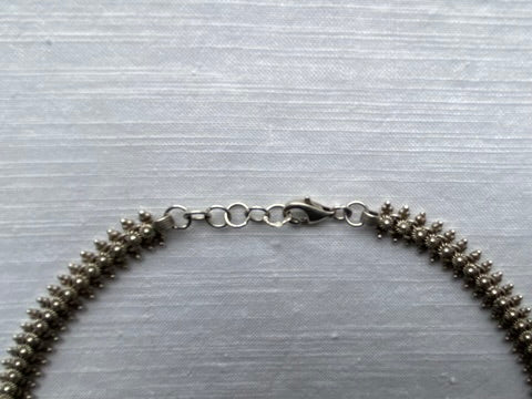 Very Fine Articulated Sterling Silver Necklace