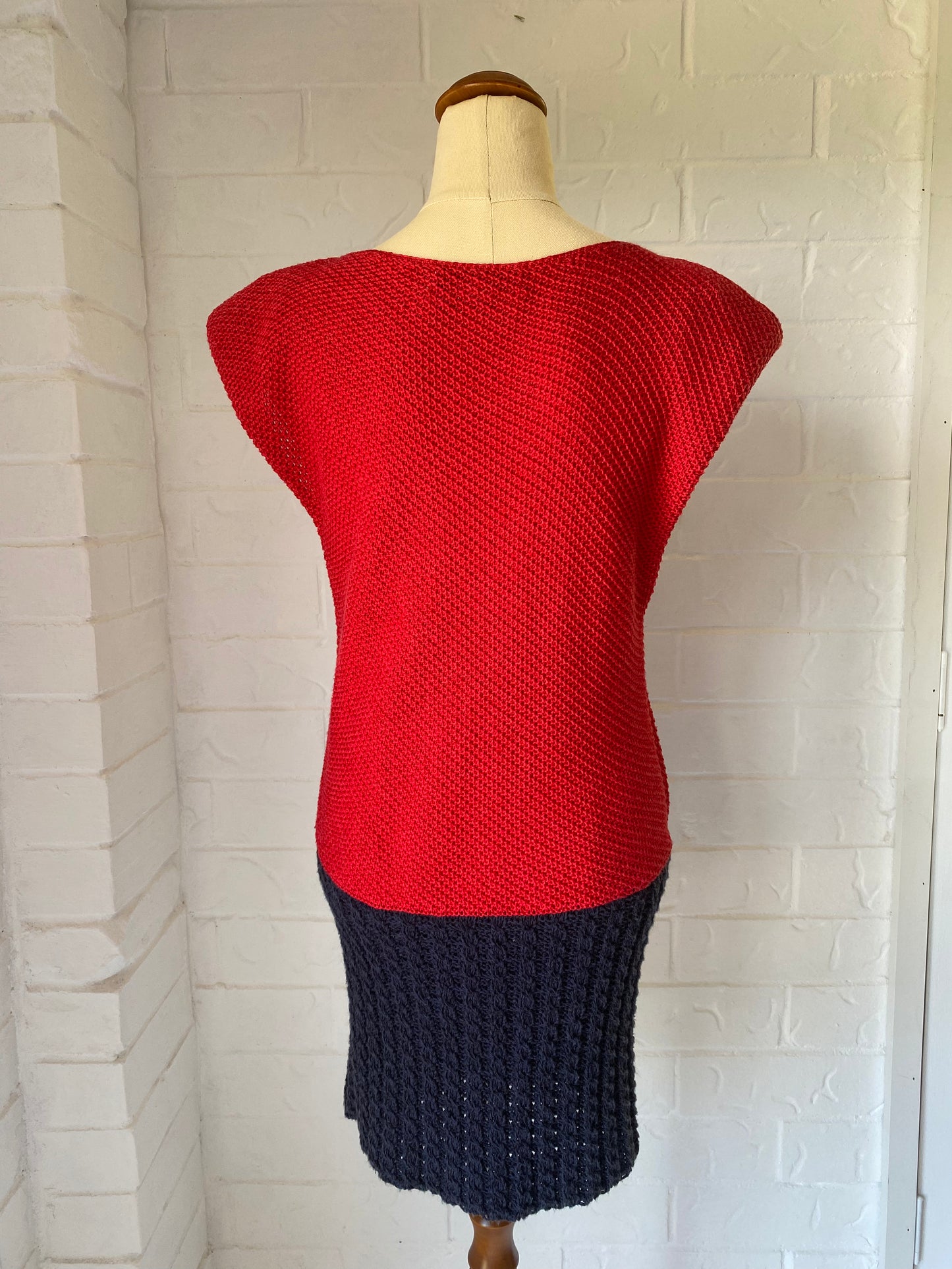 1980's Carolina Herrera Knit Sailor Dress
