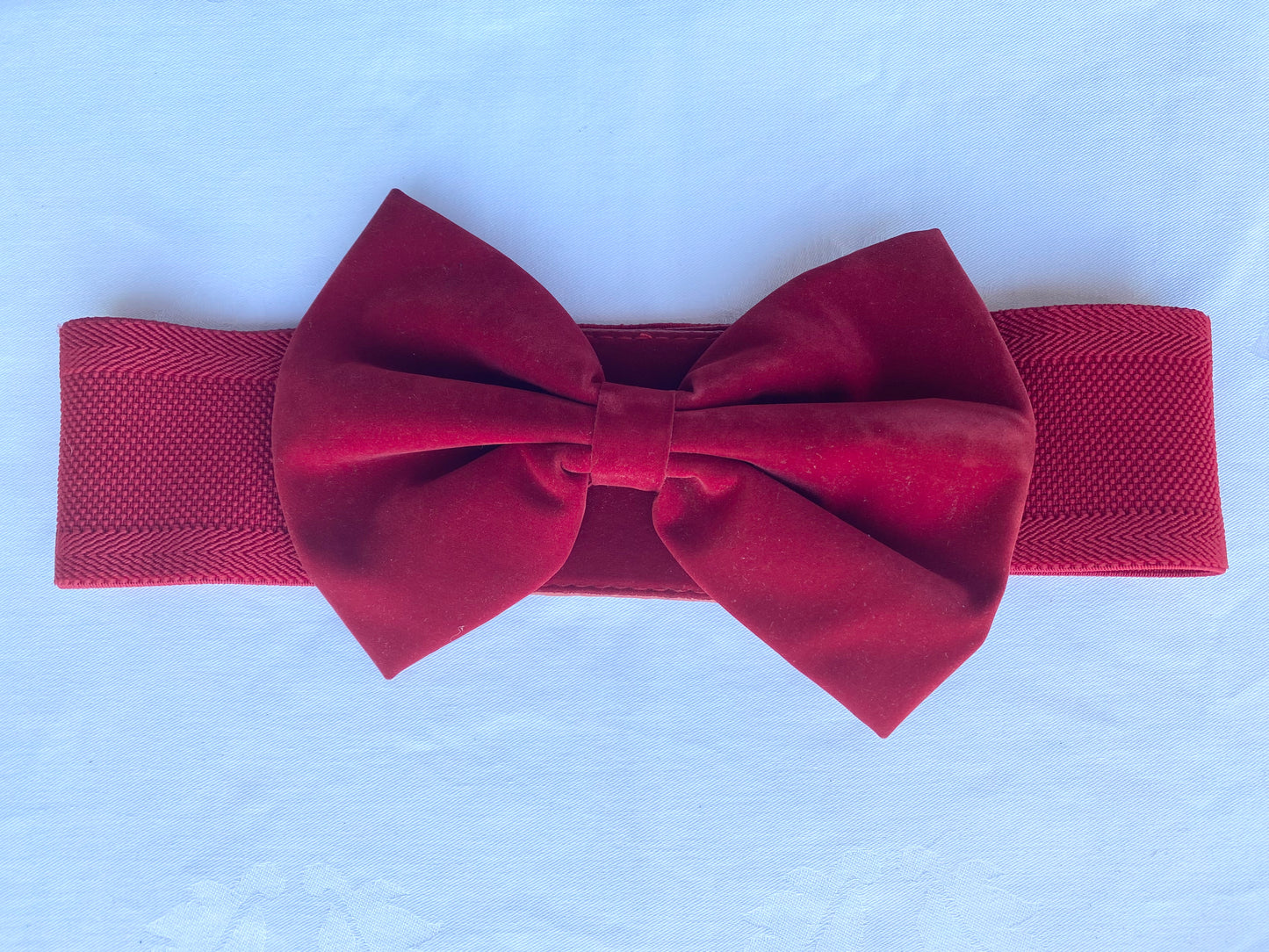 Vintage Giant Red Bow Belt