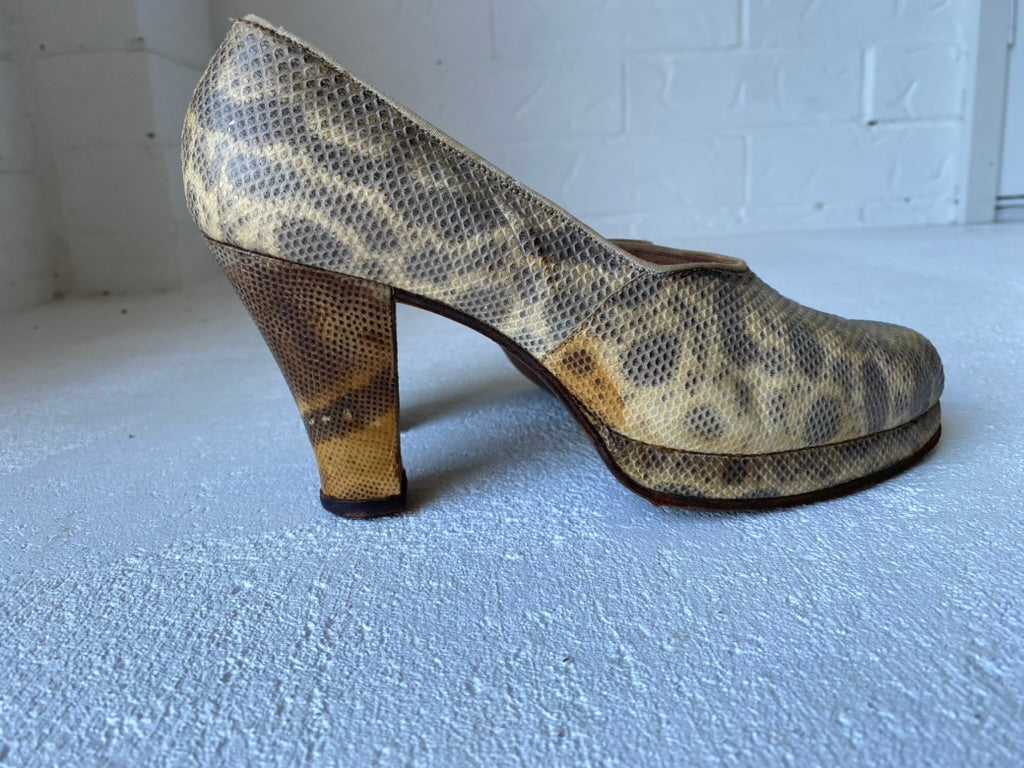 1940's Python Heels
