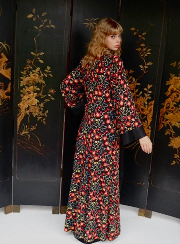 1930's Rare Hand Embroidered Opera Coat