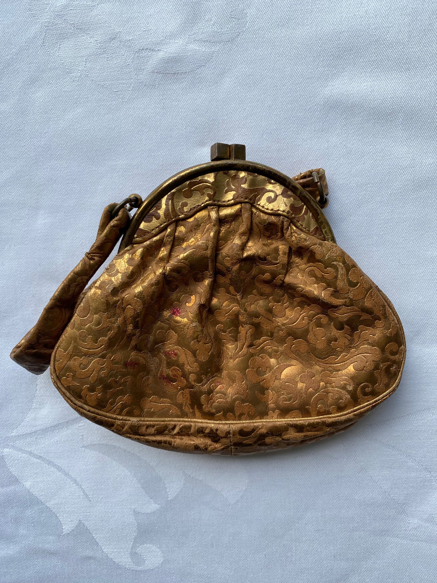 1930's Florentine Leather Handbag