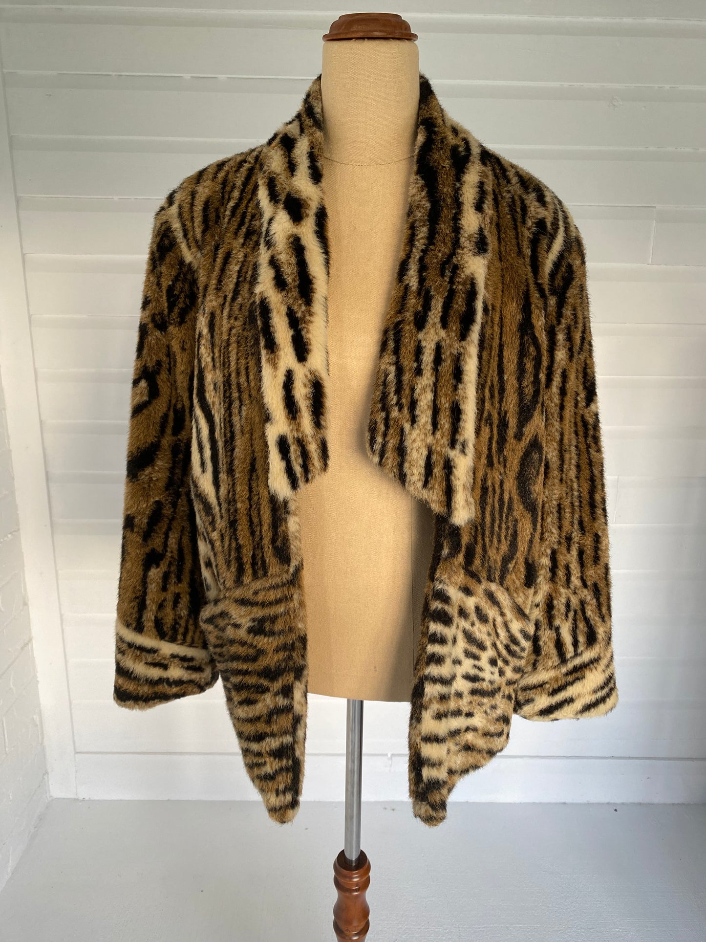 Betsy Ruff Faux Fur Coat