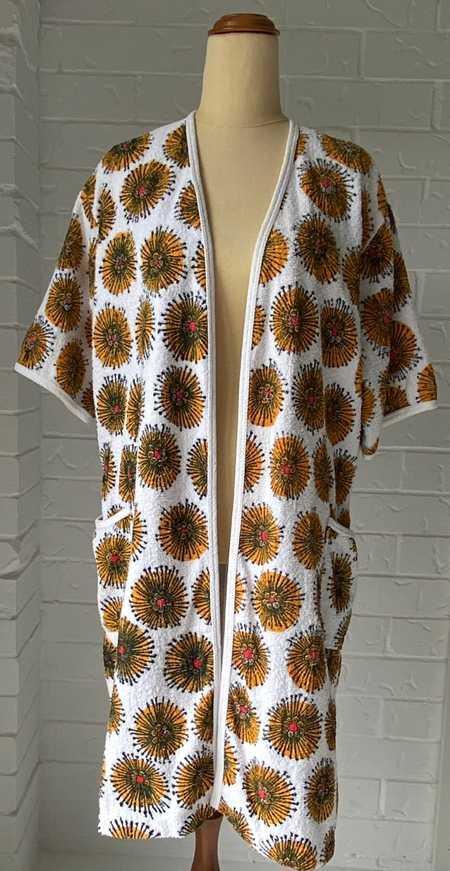 1960's Terry Towelling Beach Robe