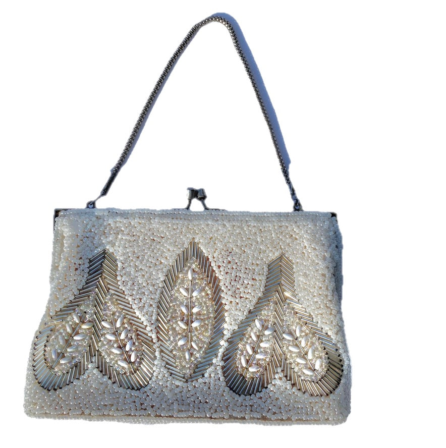 1960's Hand Beaded Handbag