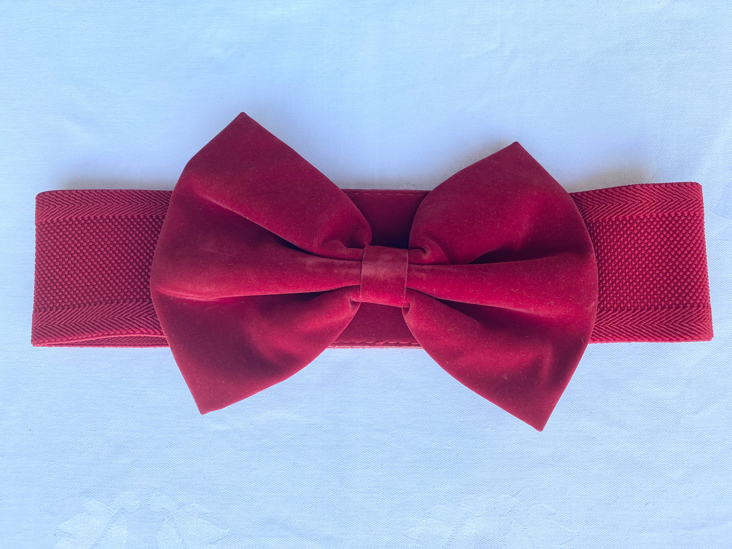 Vintage Giant Red Bow Belt