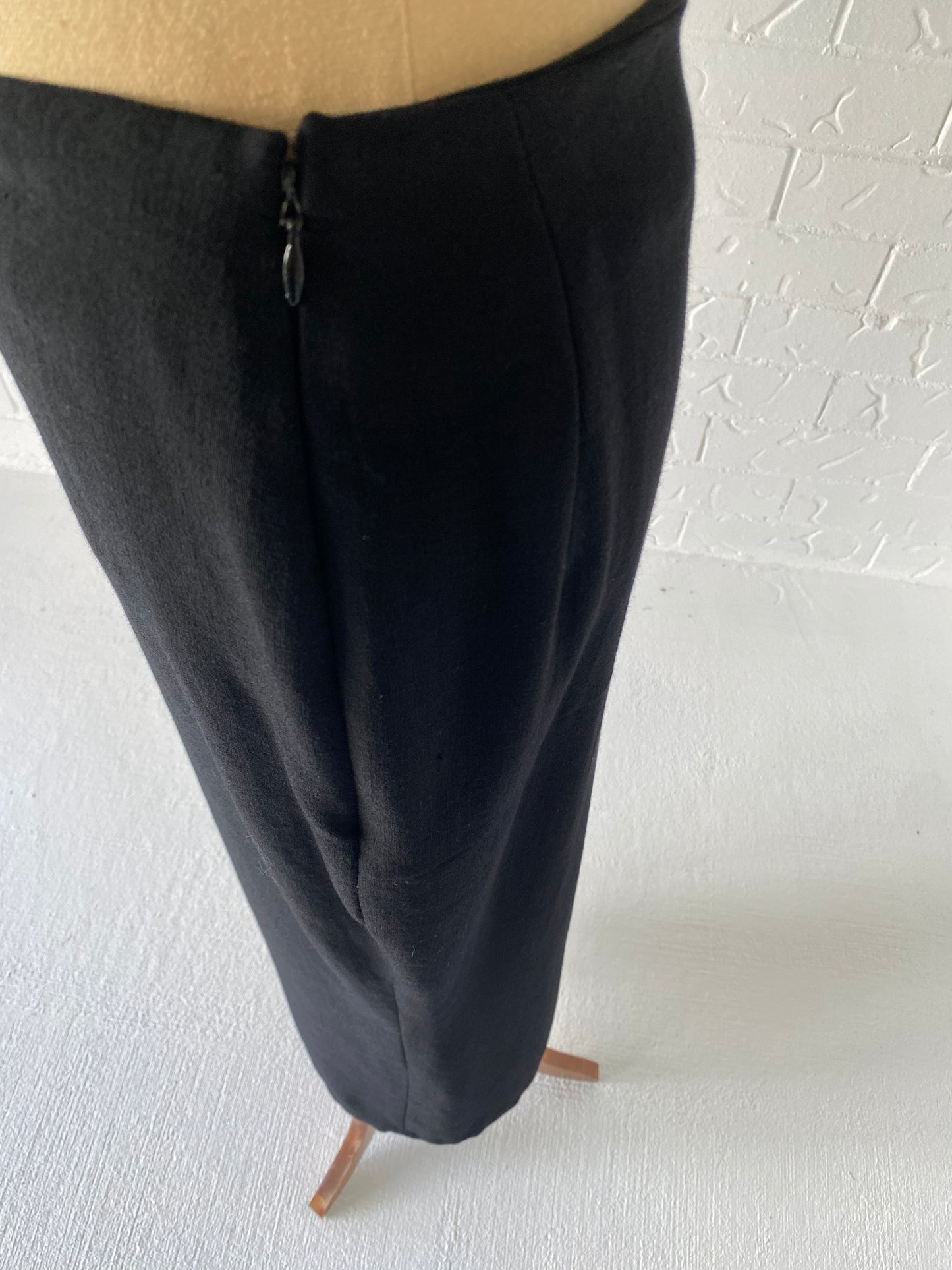 Yohji Yamamoto Thigh High Slit Long Skirt