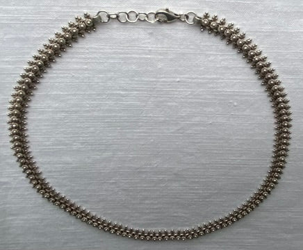 Very Fine Articulated Sterling Silver Necklace