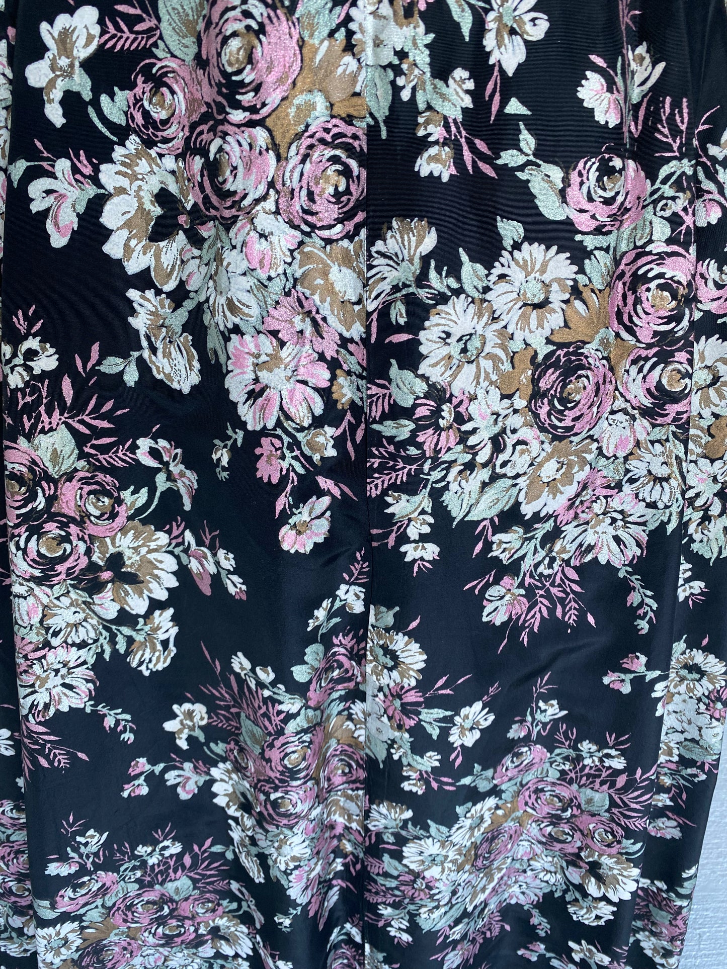 1950'S Oriental Flower Dress
