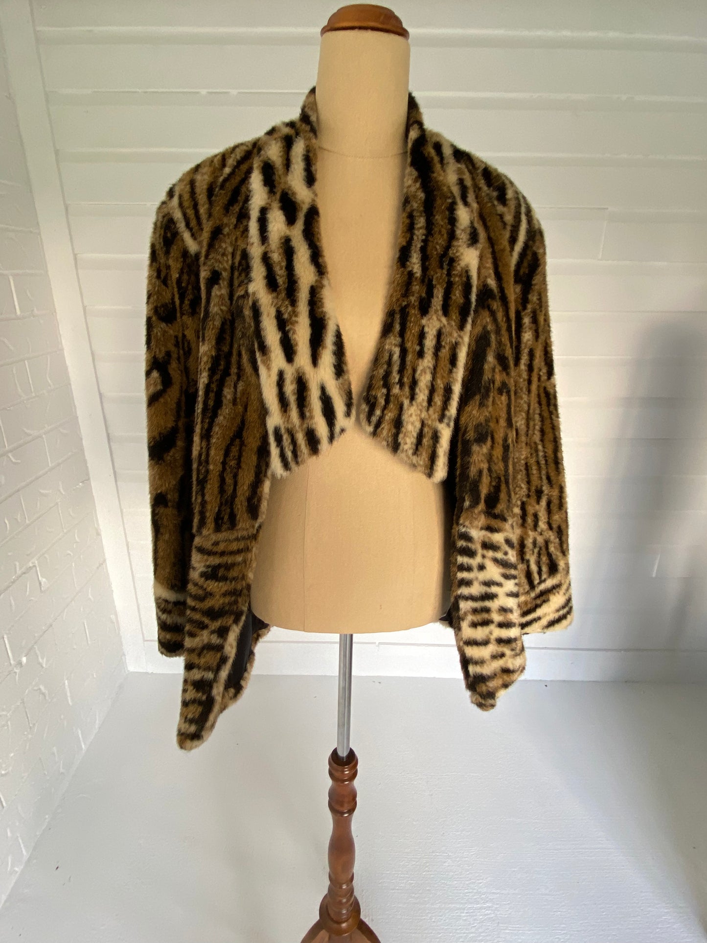 Betsy Ruff Faux Fur Coat