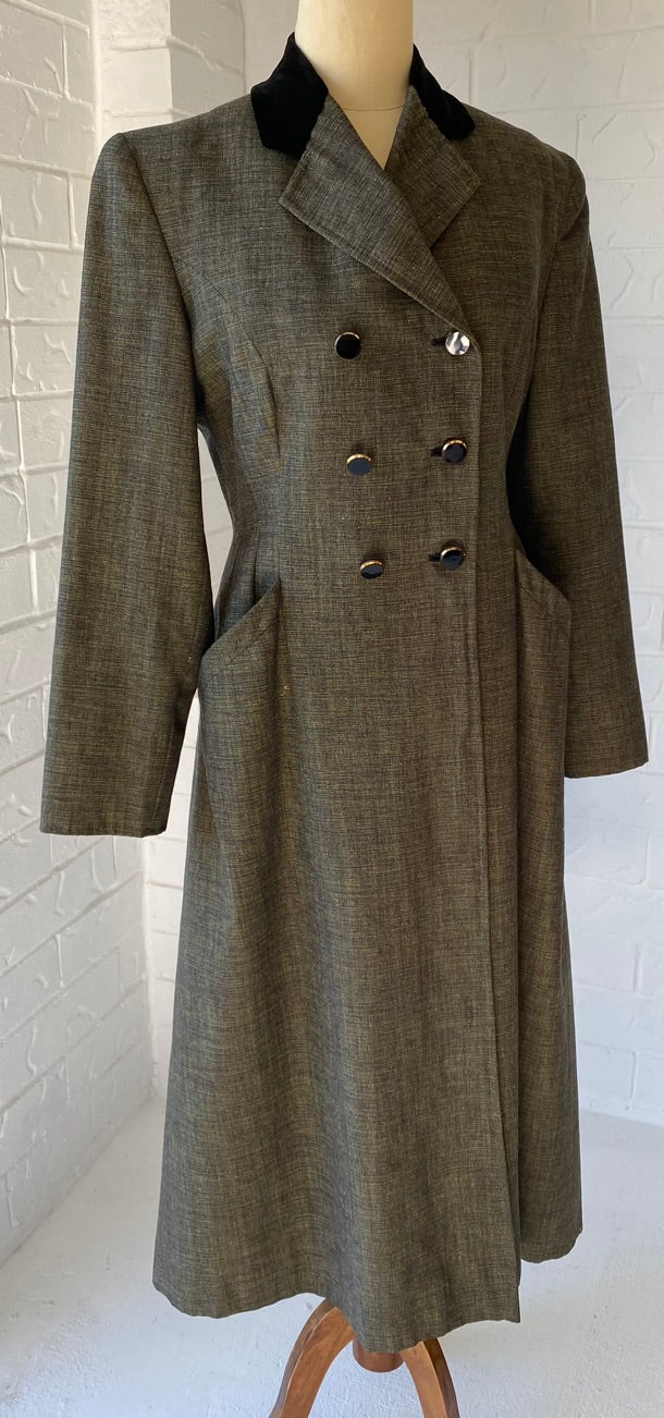 1950's Tailored Wool Coat