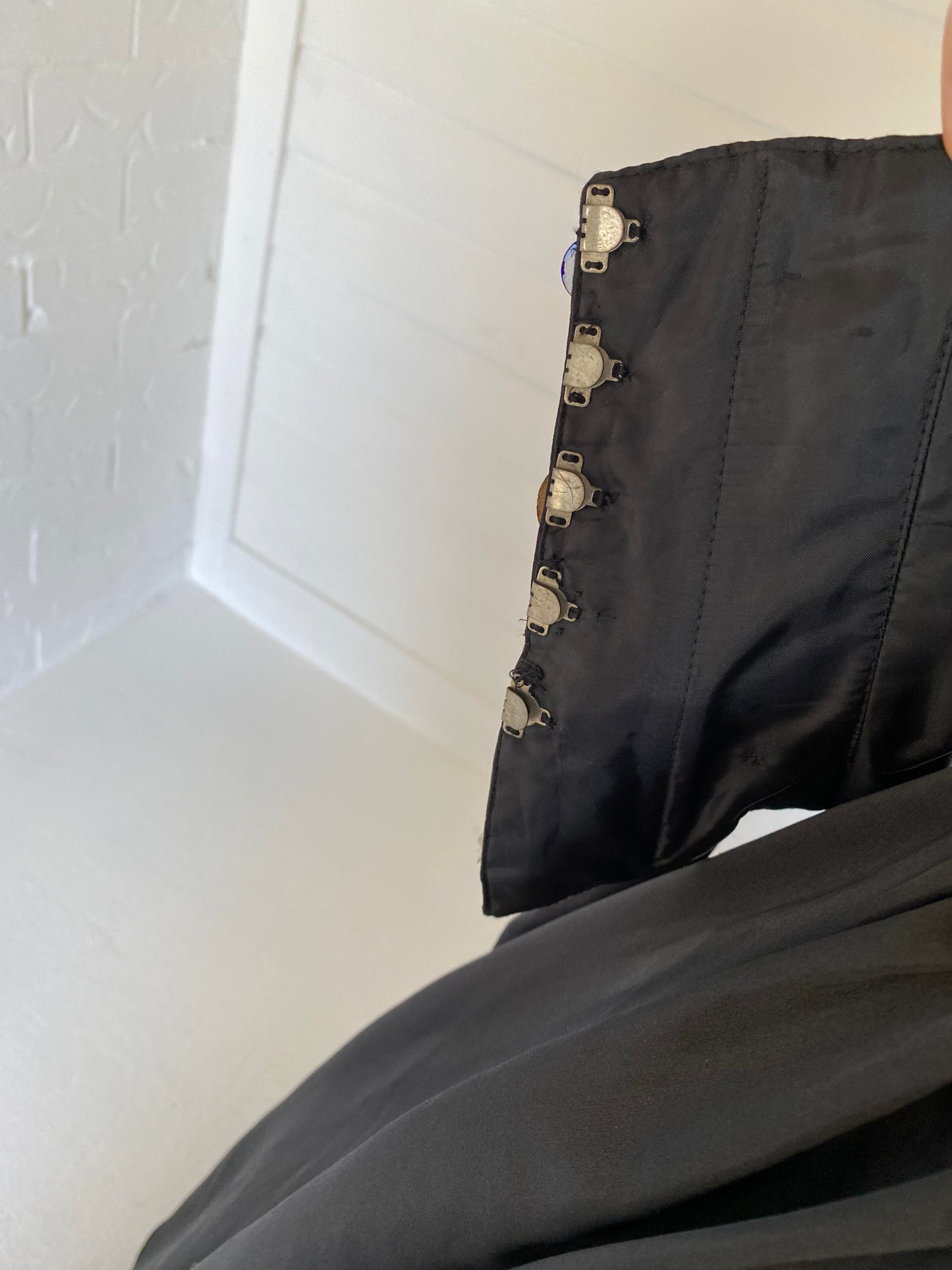 Stephen Fitzgerald Black Satin Ballgown and Jacket
