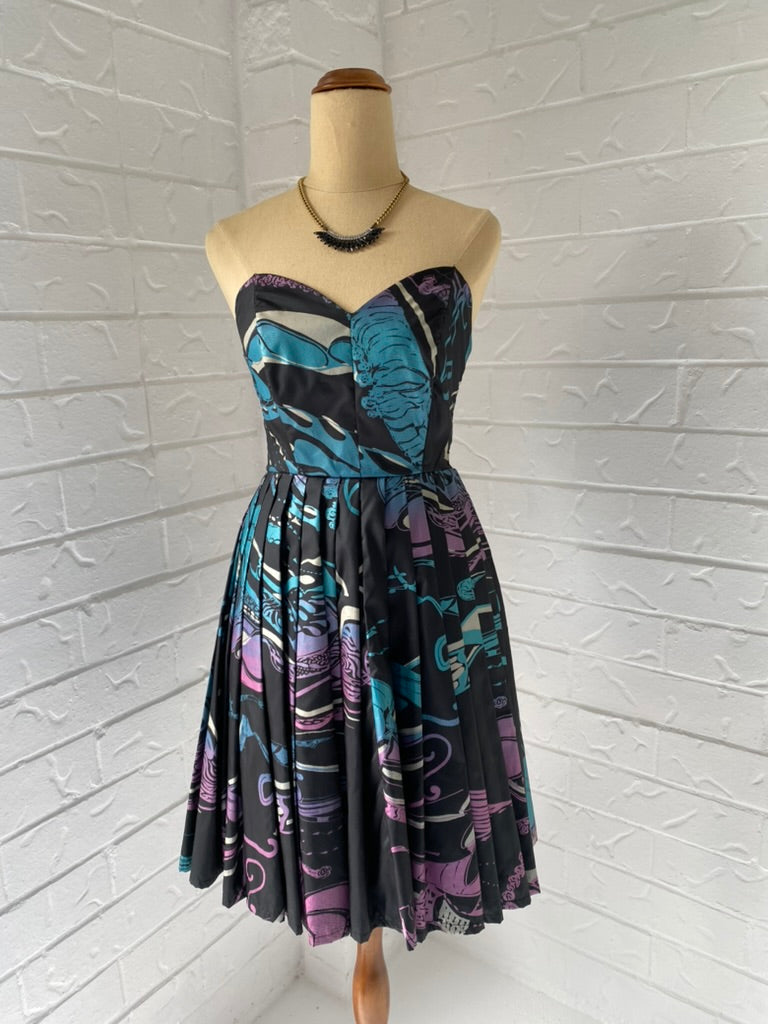 Studibaker Hawk Rare 80's Strapless Dress