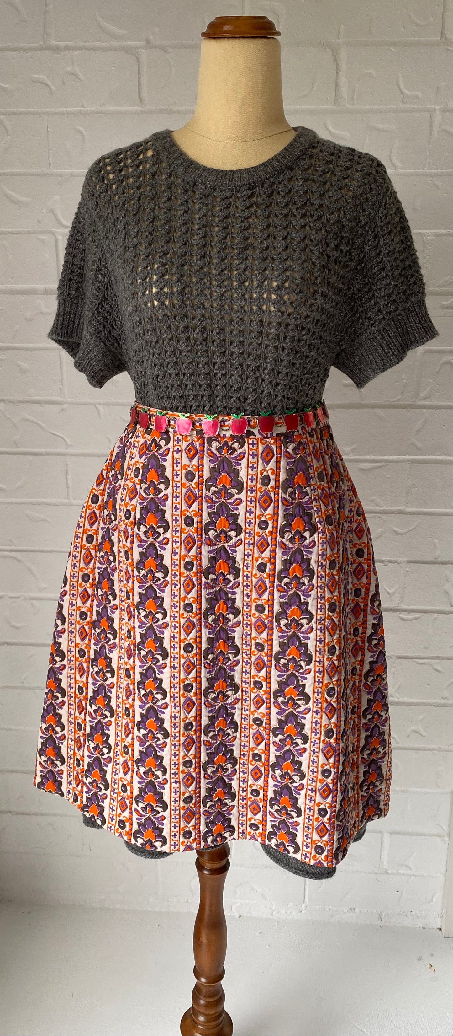 1970's Thelma Wood Thai Quilted Cotton Suit
