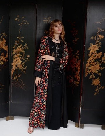 1930's Rare Hand Embroidered Opera Coat