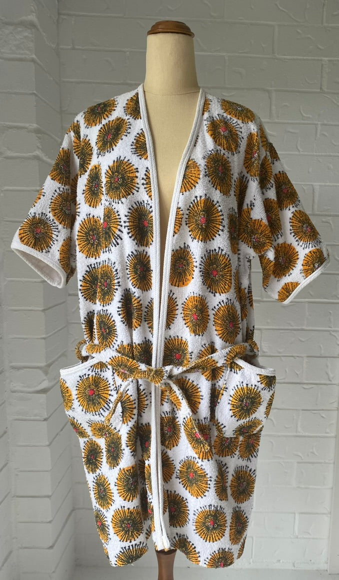 1960's Terry Towelling Beach Robe
