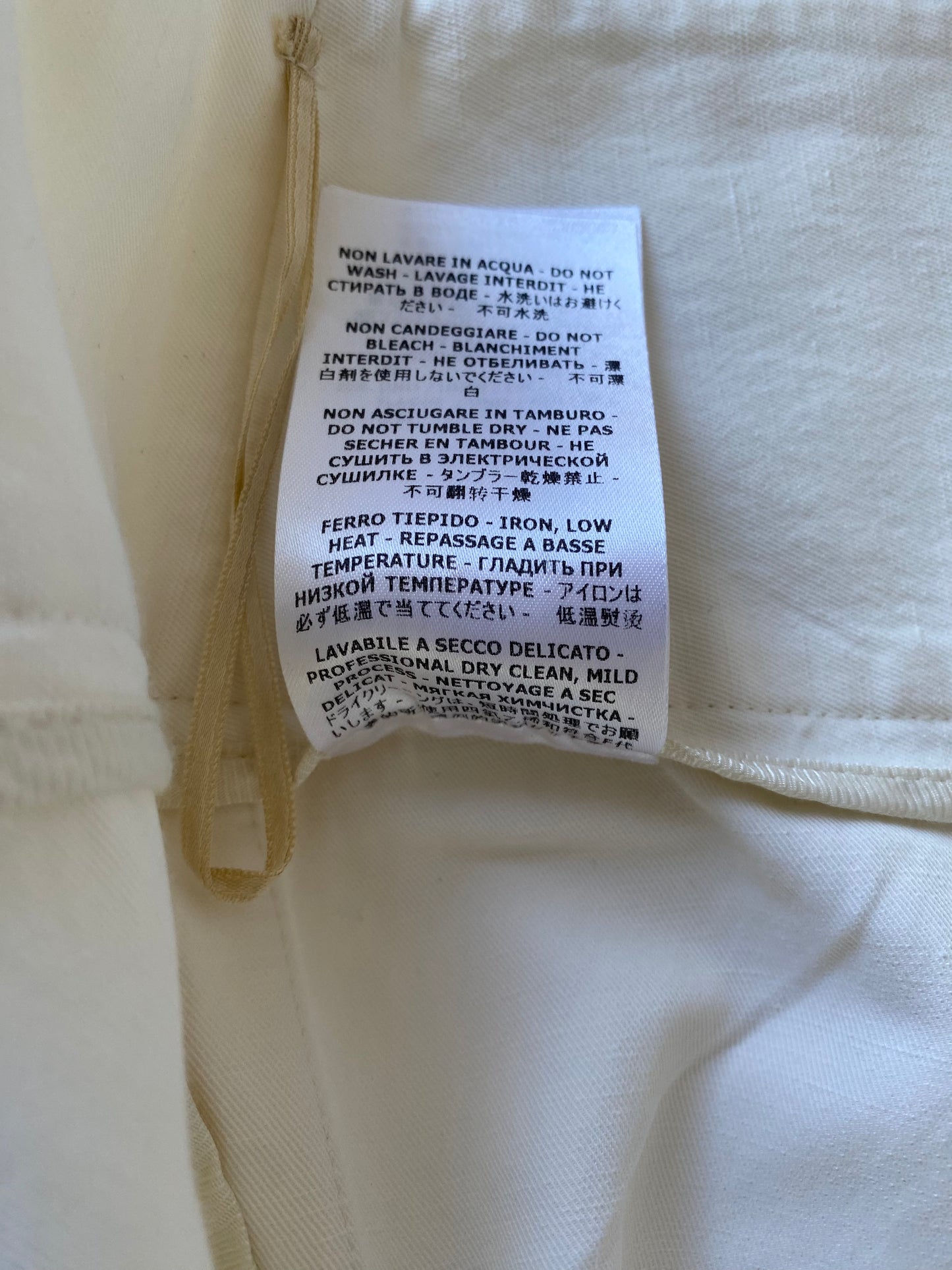 Ivory Wide Leg Sailor Pants by Stella McCartney