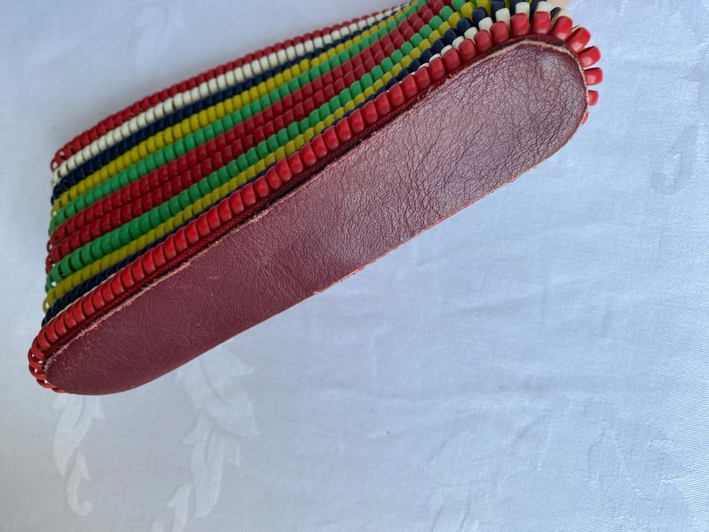 1940's Colourful Coil Clutch Bag
