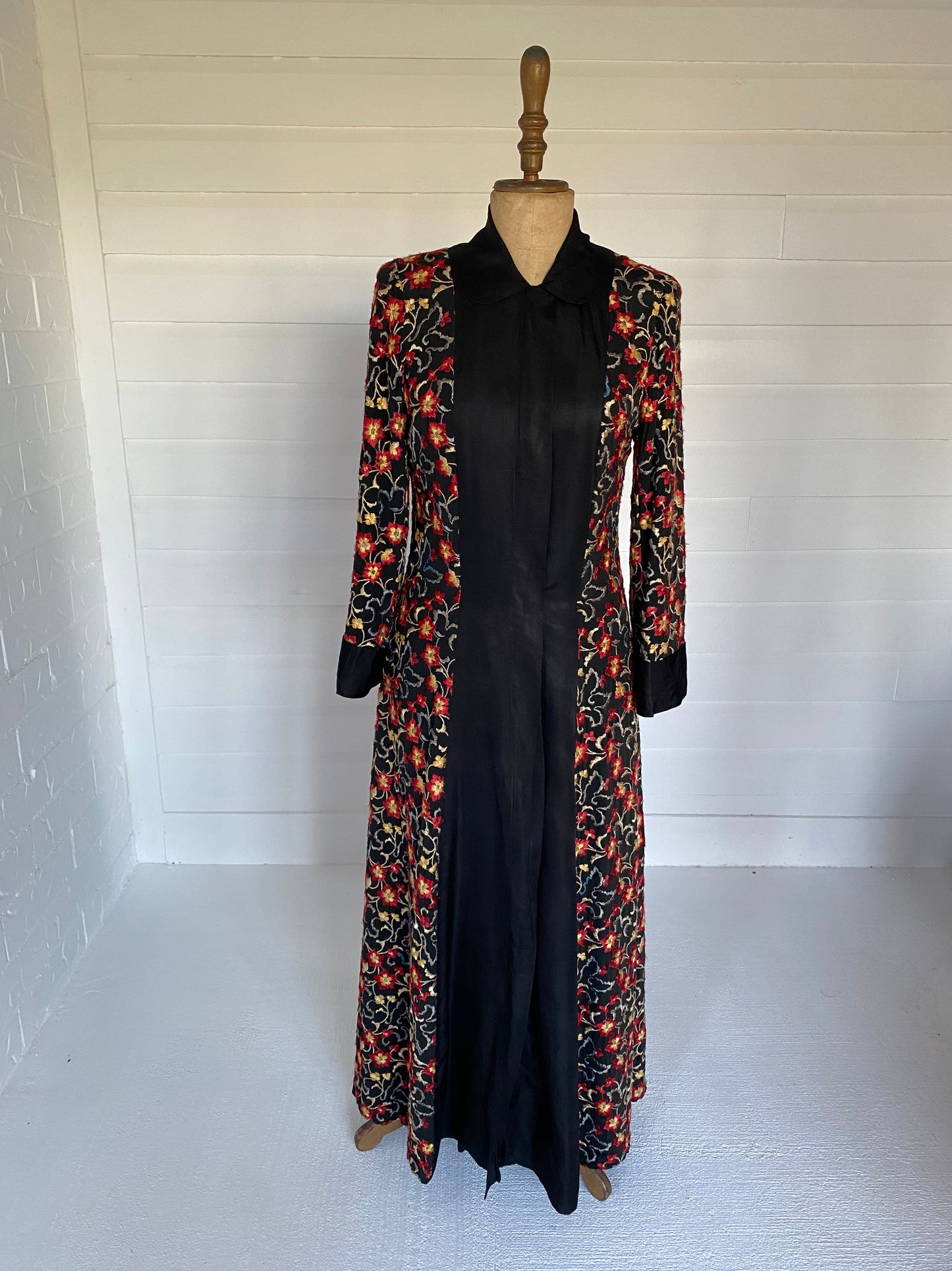 1930's Rare Hand Embroidered Opera Coat