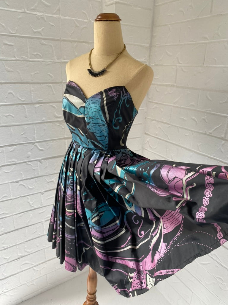 Studibaker Hawk Rare 80's Strapless Dress