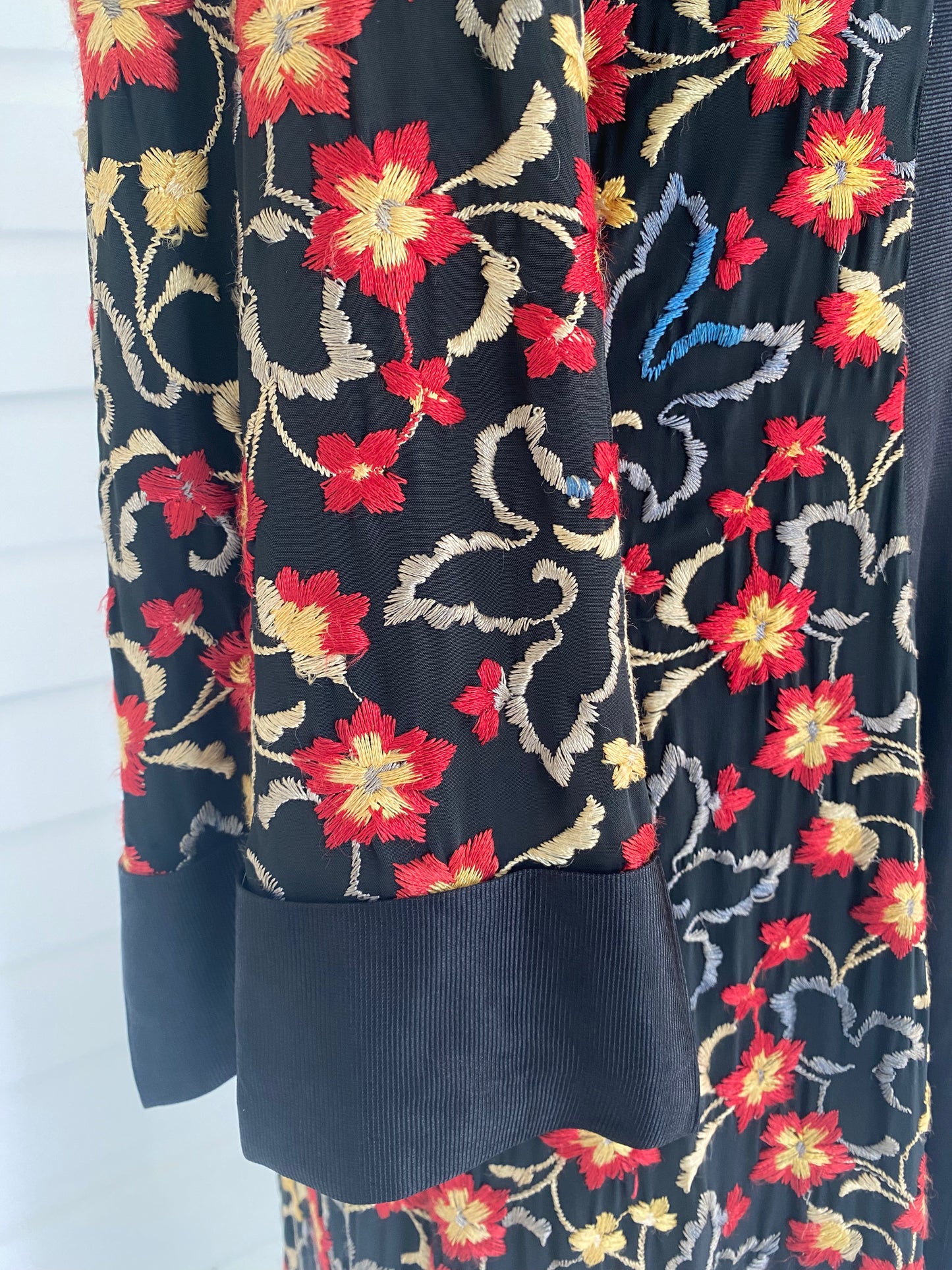 1930's Rare Hand Embroidered Opera Coat