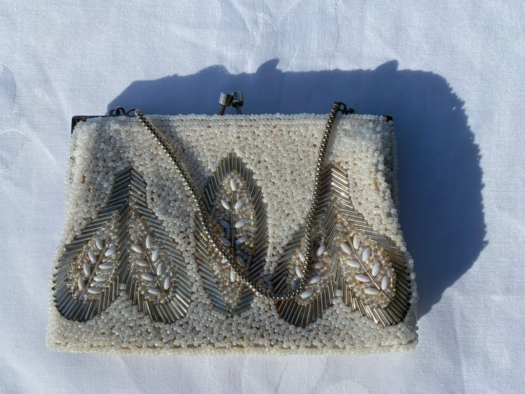 1960's Hand Beaded Handbag