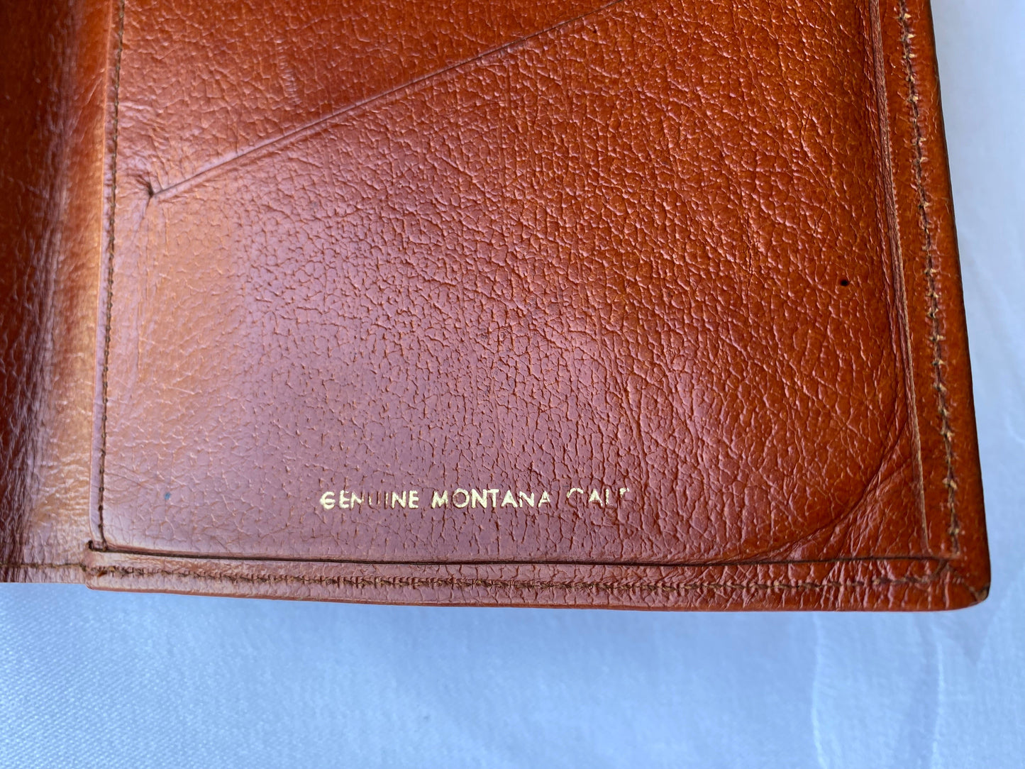 Vintage Leather Passport Wallet