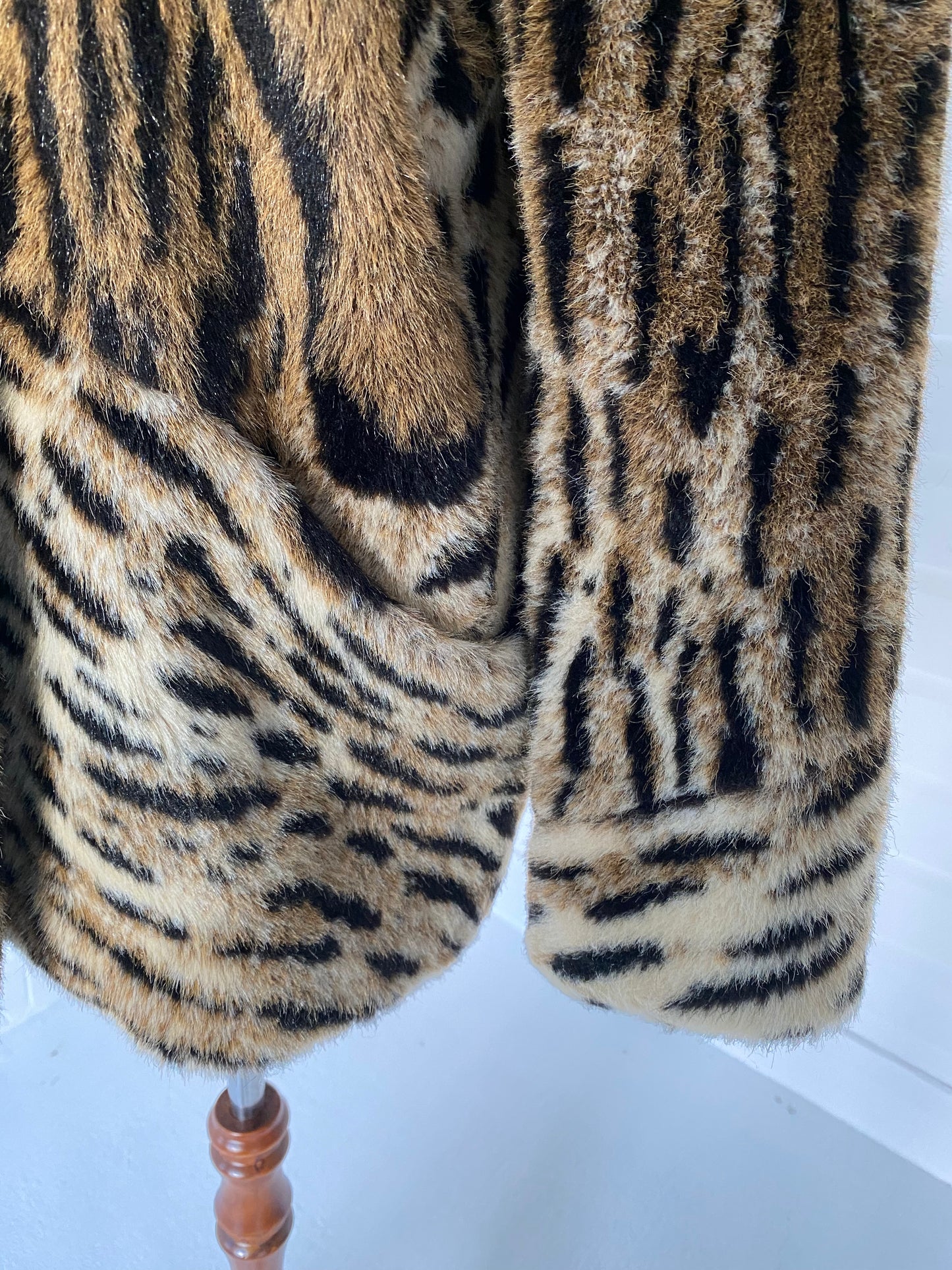 Betsy Ruff Faux Fur Coat