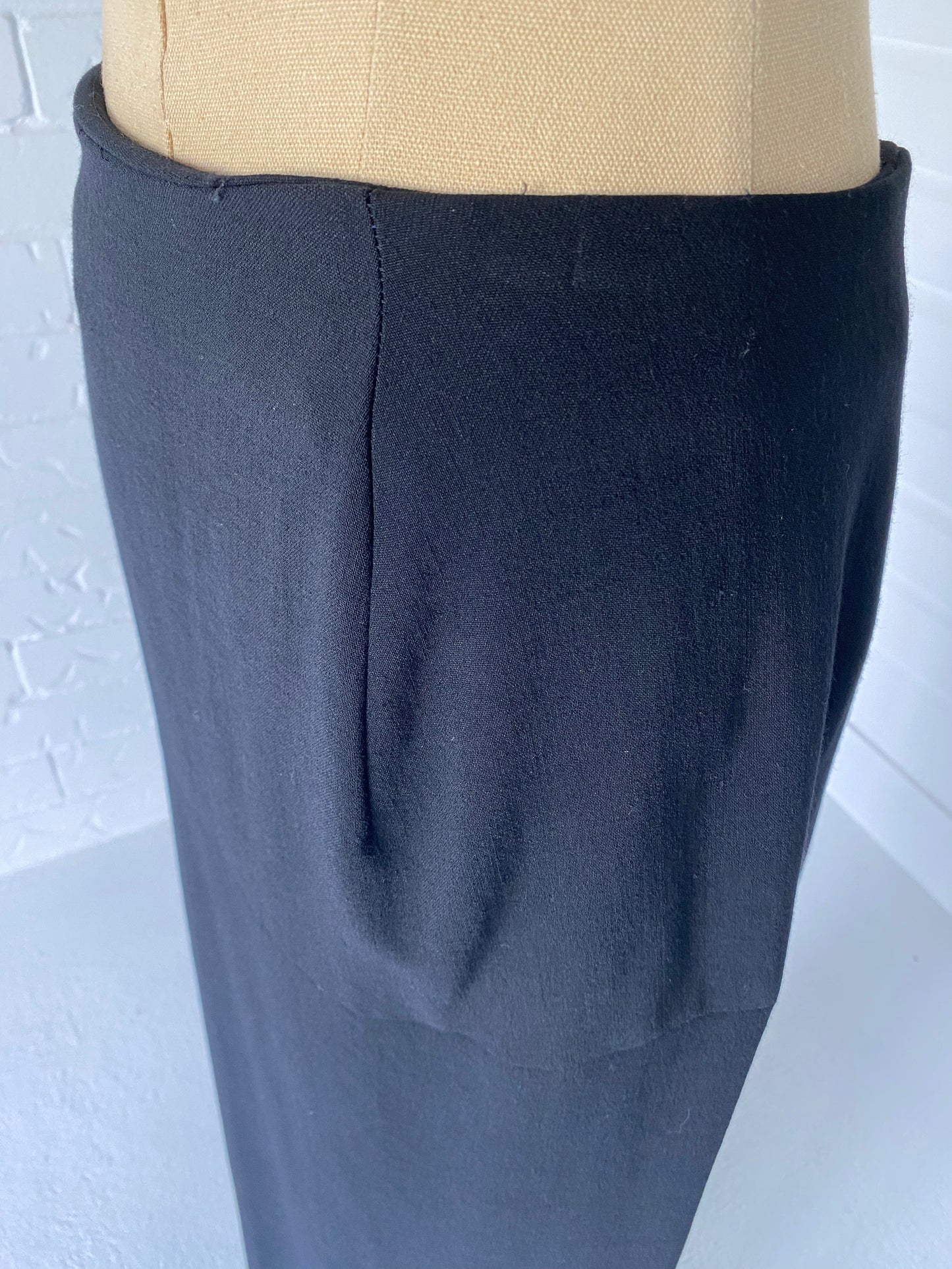 Yohji Yamamoto Thigh High Slit Long Skirt