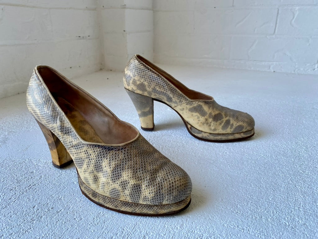 1940's Python Heels