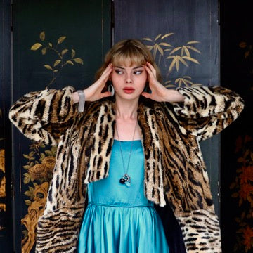 Betsy Ruff Faux Fur Coat