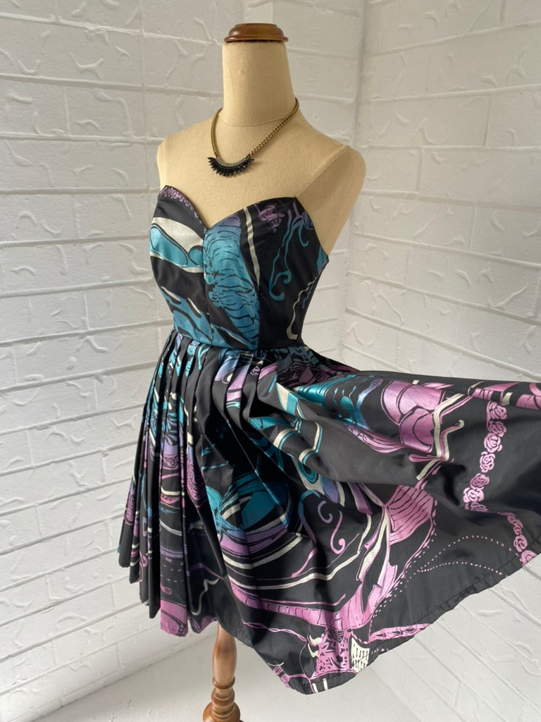 Studibaker Hawk Rare 80's Strapless Dress