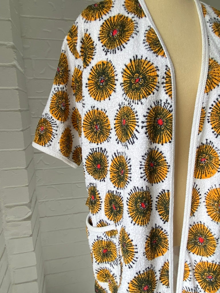 1960's Terry Towelling Beach Robe