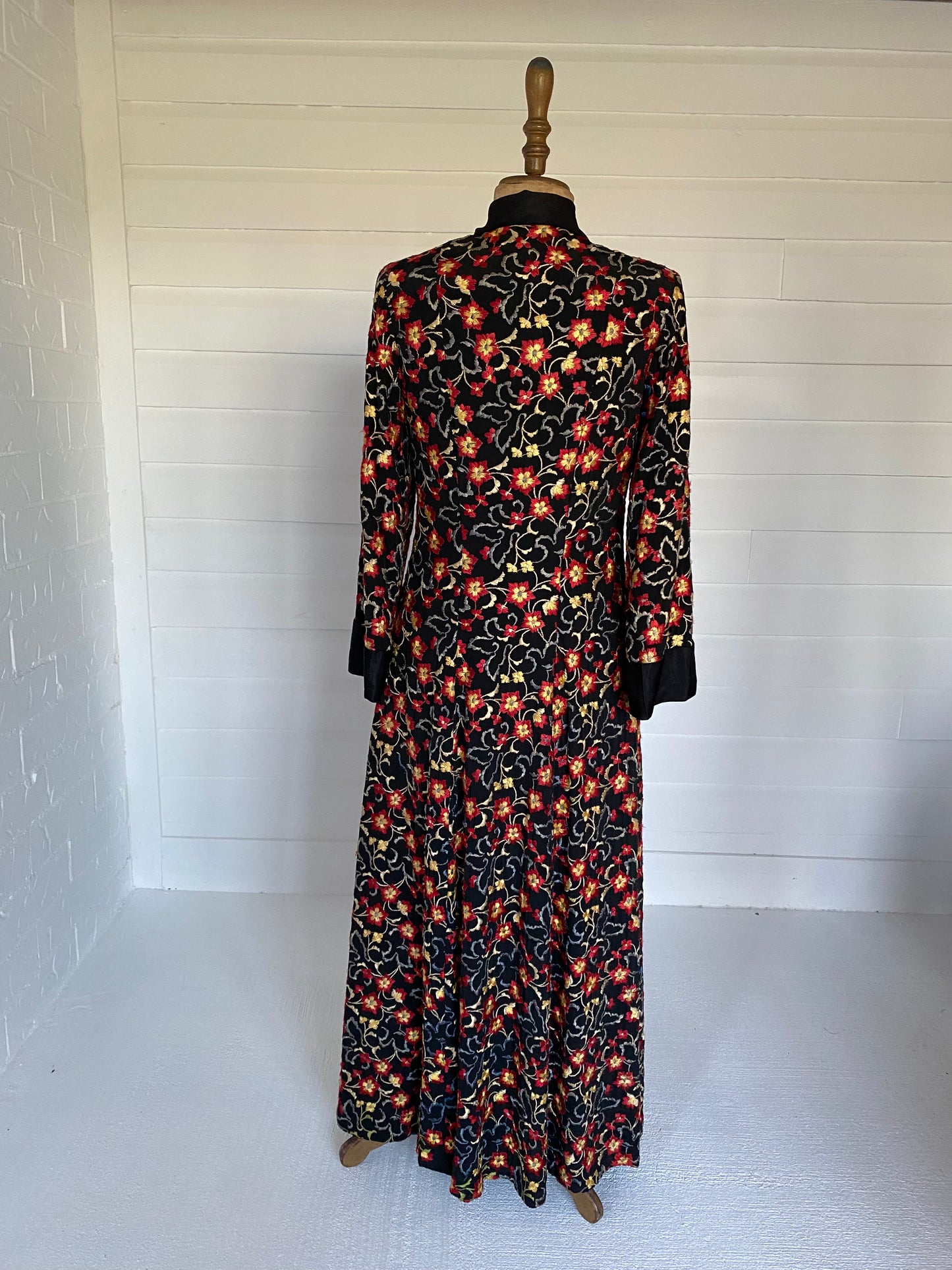 1930's Rare Hand Embroidered Opera Coat