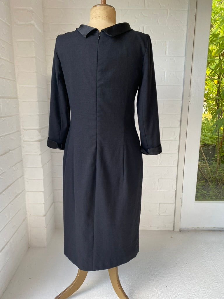 Kristin Kavanah Classic Black Bow Dress
