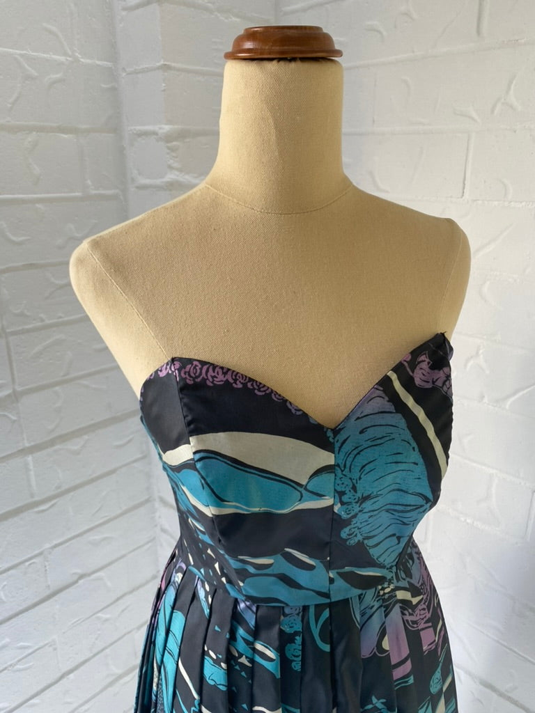 Studibaker Hawk Rare 80's Strapless Dress