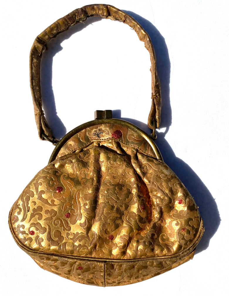 1930's Florentine Leather Handbag