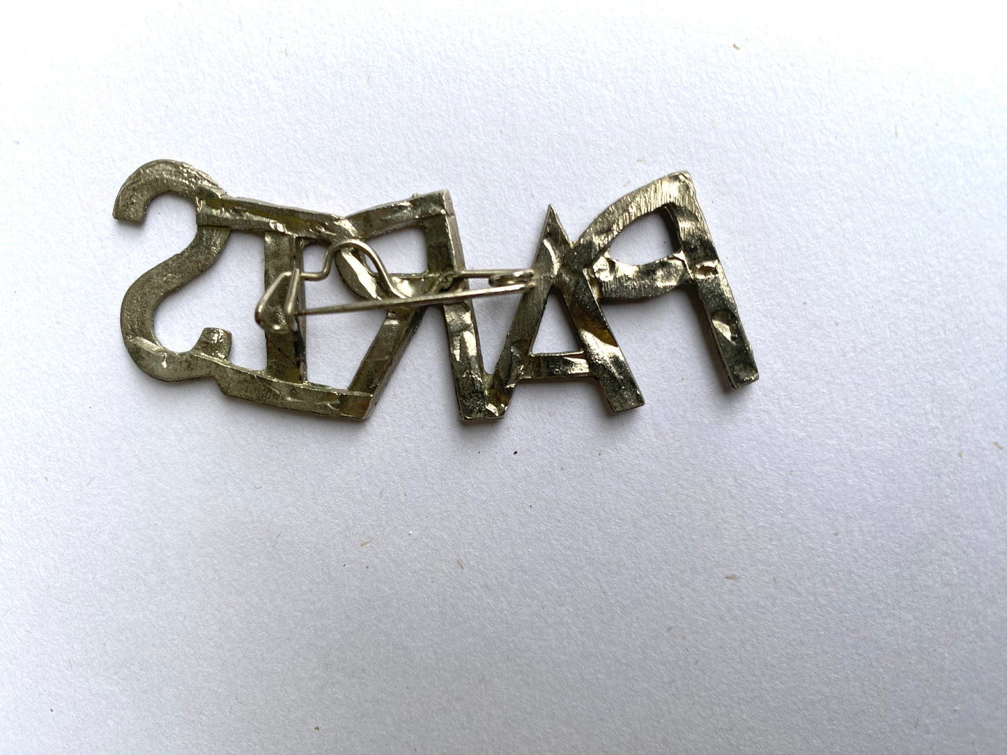 Vintage Silver Paris Brooch