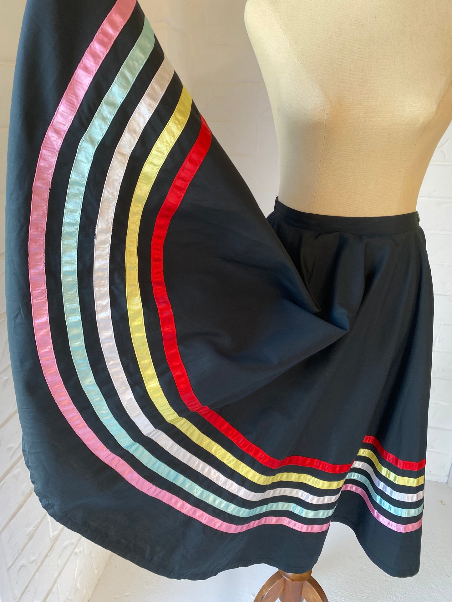 Rainbow Ribbon Dance Skirt
