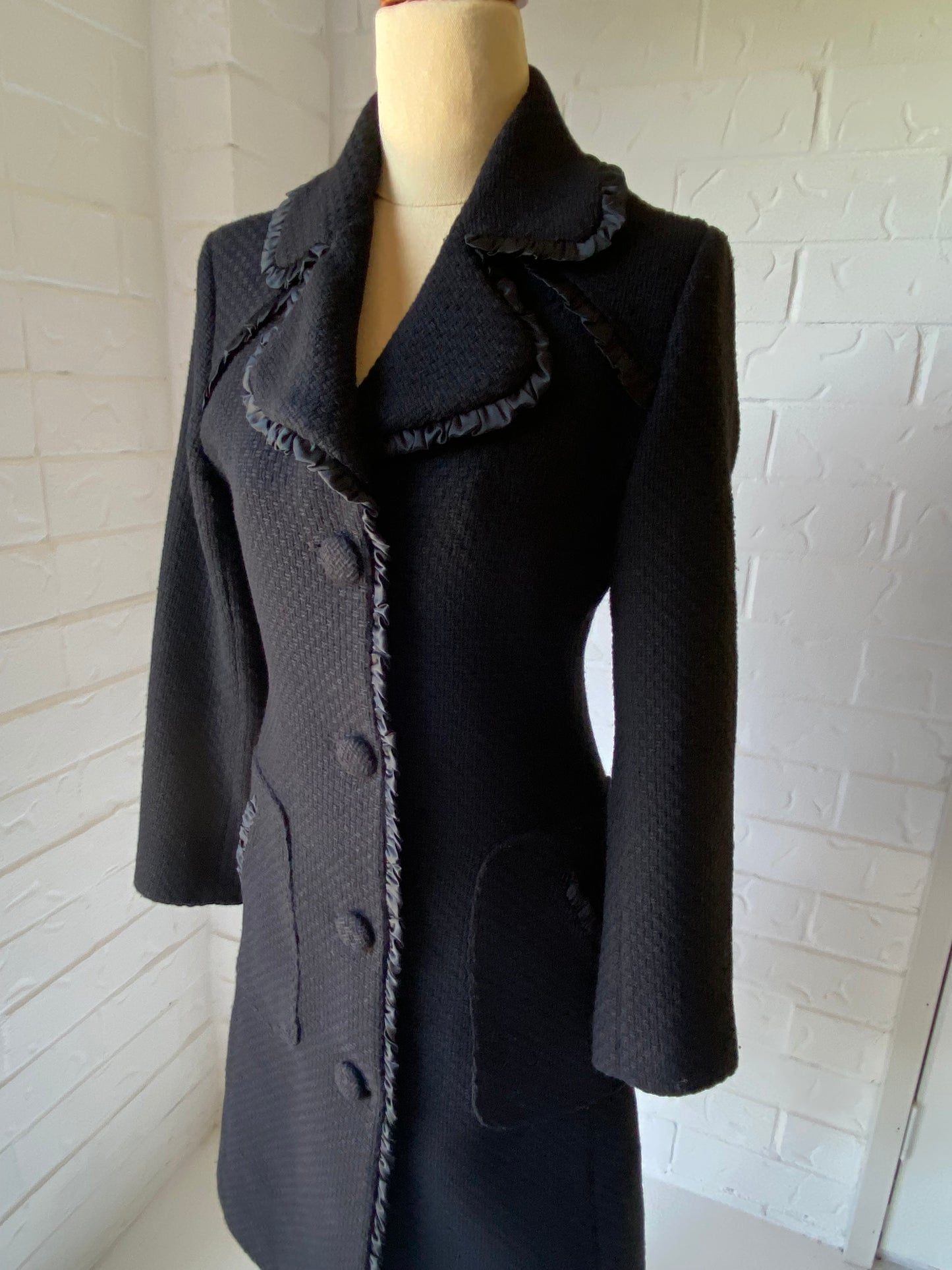 Alannah Hill Black Wool Coat