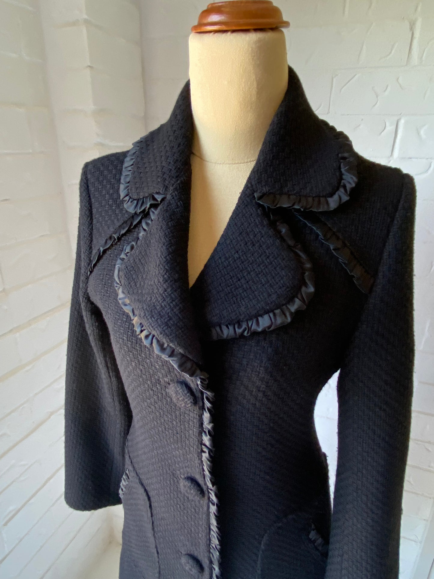 Alannah Hill Black Wool Coat