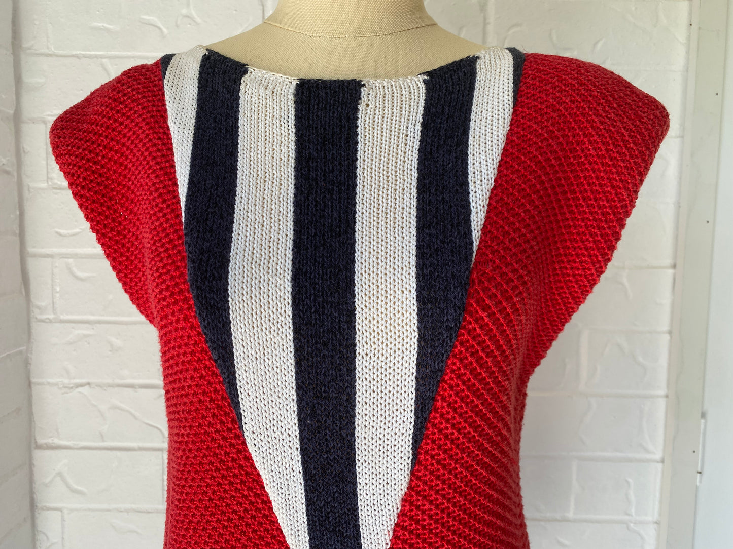 1980's Carolina Herrera Knit Sailor Dress