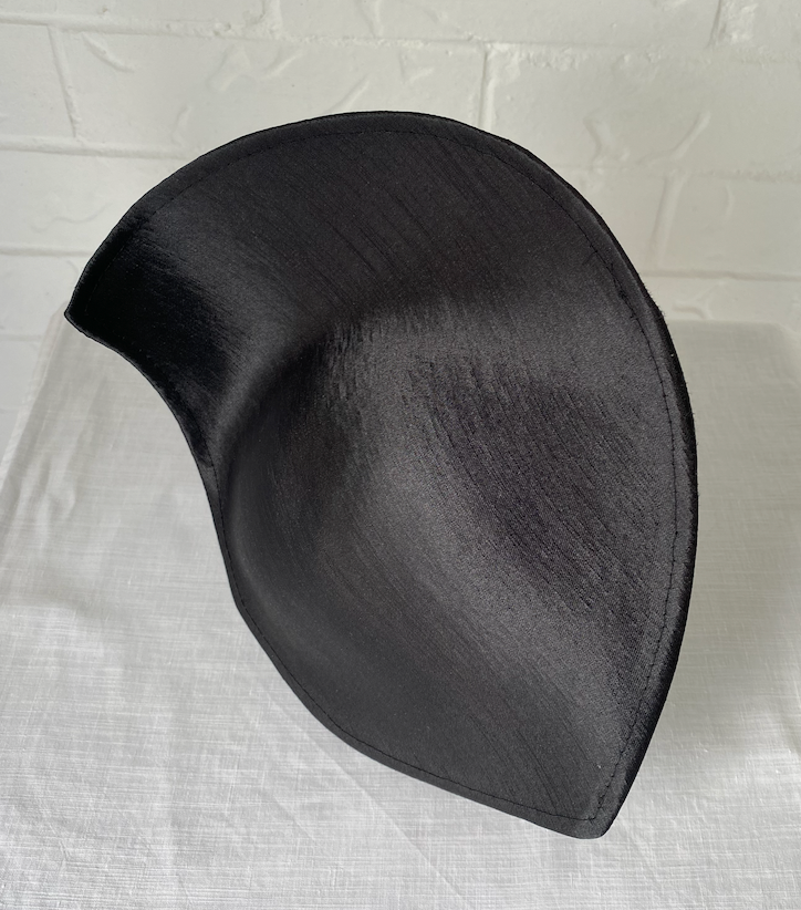 1980's Stylish Black Fine Weave Hat