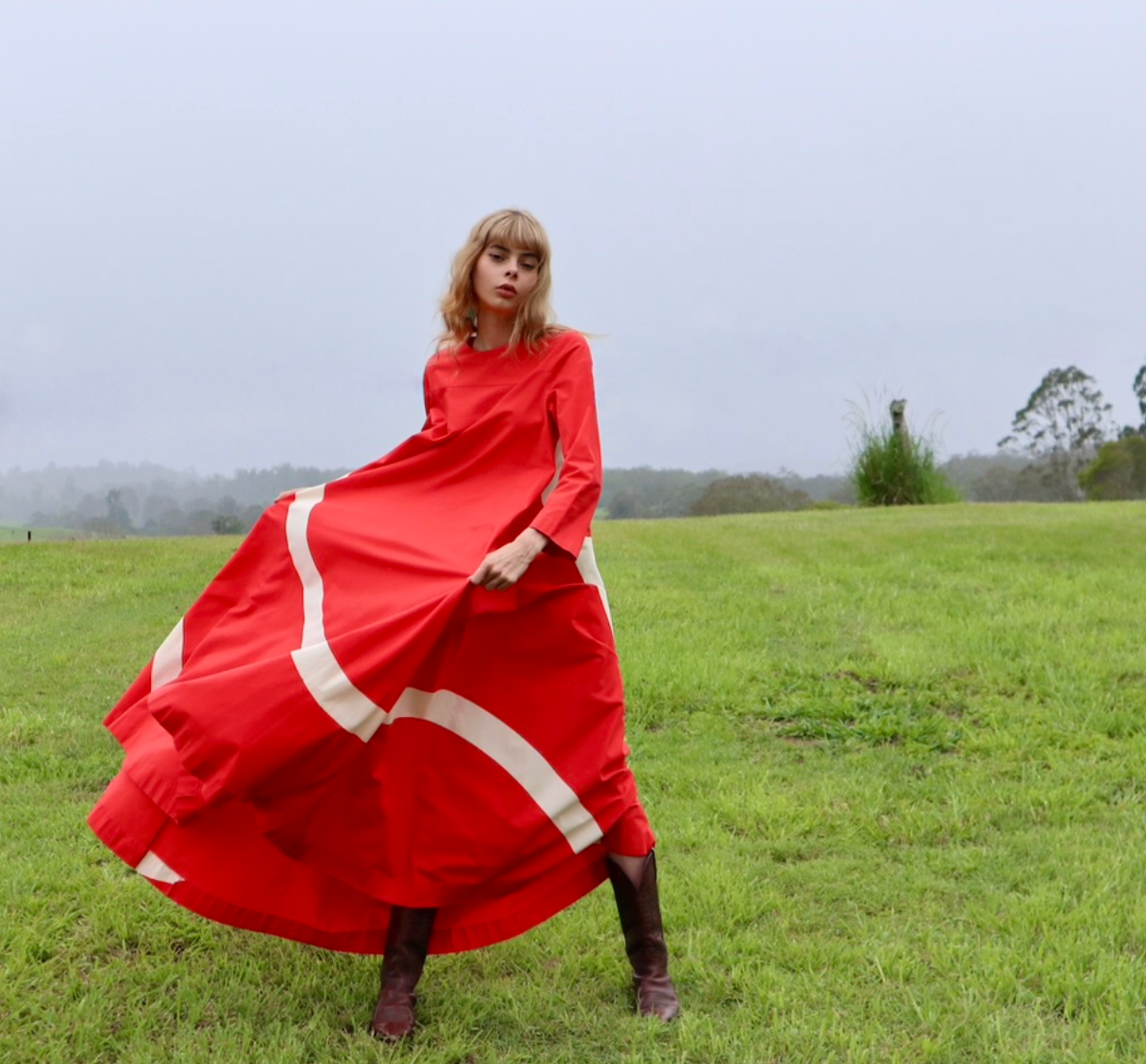 Vuokko Finnish Red Dress