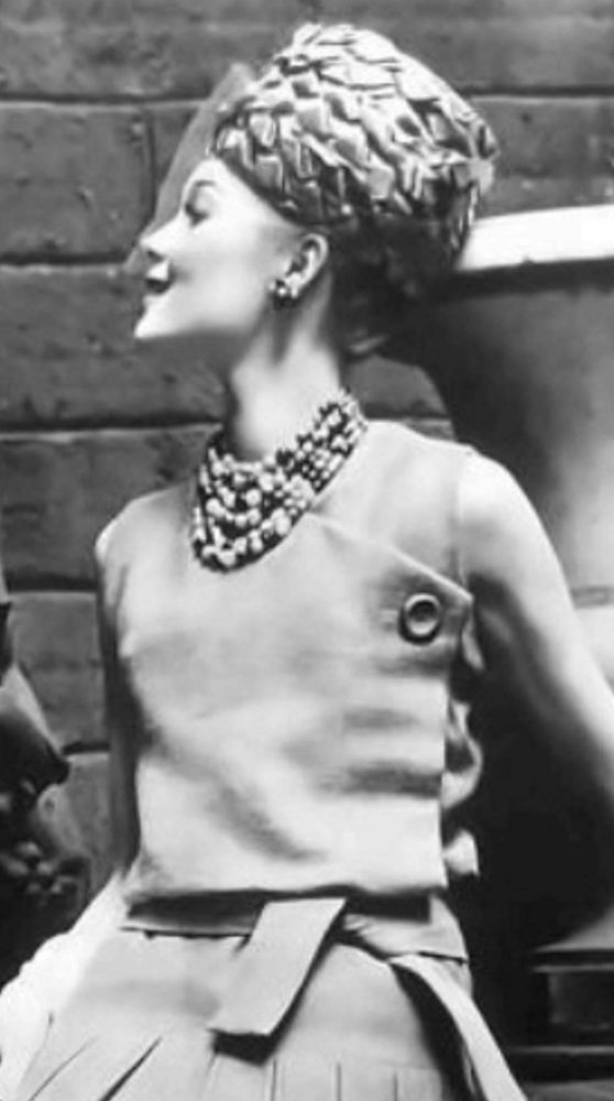 1960's Raffia and Ribbon Beret