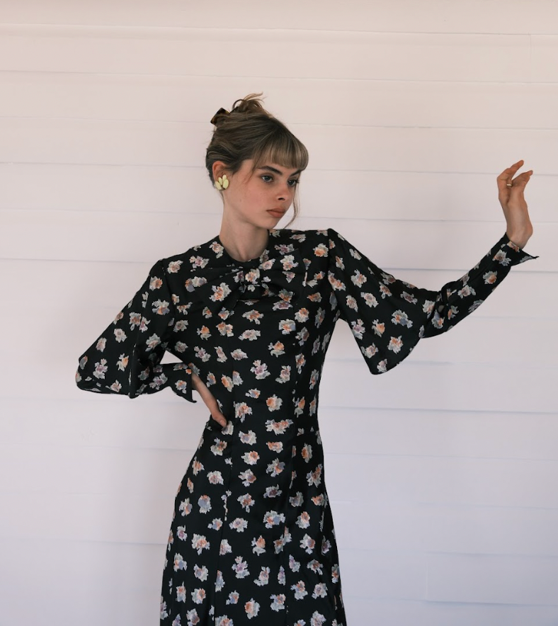 1930's Style Floral Dress